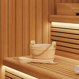 Secchio per Sauna 2 pcs Marrone