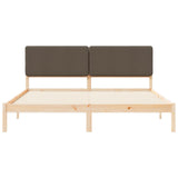 Letto con Testiera Rivestita Talpa 200 x 200 cm Pino massello