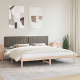 Letto con Testiera Rivestita Talpa 200 x 200 cm Pino massello