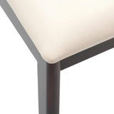 Sedia da pranzo 2 pcs Marrone chiaro e chiaro