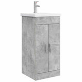 Mobile da bagno con lavabo Grigio Cemento 42 x 40 x 84,5 cm