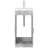 Mobile da bagno con lavabo Grigio Cemento 42 x 40 x 84,5 cm