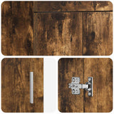Mobile da bagno con lavabo Rovere Fumo 42 x 40 x 84,5 cm