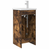 Mobile da bagno con lavabo Rovere Fumo 42 x 40 x 84,5 cm