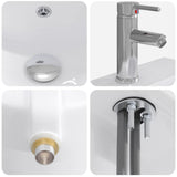 Mobile da bagno con lavabo Legno antico 42 x 40 x 84,5 cm