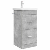 Mobile da bagno con lavabo Grigio Cemento 42 x 40 x 84,5 cm