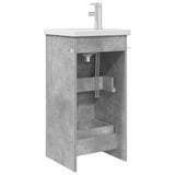 Mobile da bagno con lavabo Grigio Cemento 42 x 40 x 84,5 cm