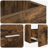 Mobile da bagno con lavabo Rovere Fumo 42 x 40 x 84,5 cm