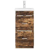 Mobile da bagno con lavabo Rovere Fumo 42 x 40 x 84,5 cm