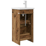 Mobile da bagno con lavabo Legno antico 42 x 40 x 84,5 cm