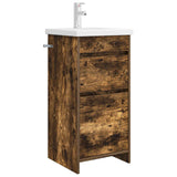 Mobile da bagno con lavabo Rovere Fumo 42 x 40 x 84,5 cm