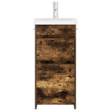 Mobile da bagno con lavabo Rovere Fumo 42 x 40 x 84,5 cm