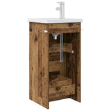 Mobile da bagno con lavabo Legno antico 42 x 40 x 84,5 cm