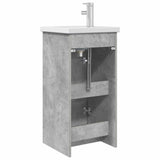 Mobile da bagno con lavabo Grigio Cemento 42 x 40 x 84,5 cm