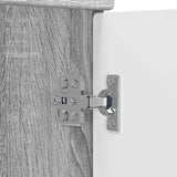 Mobile da bagno con lavabo Sonoma grigio 42 x 40 x 84,5 cm