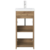 Mobile da bagno con lavabo Rovere Artigianale 42 x 40 x 84,5 cm