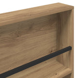 Scaffale per riviste 2 pz Rovere artigianale 60 x 12 x 70 cm