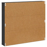 Scaffale per riviste 2 pcs Rovere Nero 80 x 12 x 70 cm