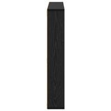 Scaffale per riviste 2 pcs Rovere Nero 80 x 12 x 70 cm