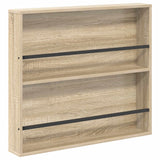 Scaffale per riviste Rovere Sonoma 80 x 12 x 70 cm