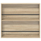 Scaffale per riviste Rovere Sonoma 80 x 12 x 70 cm