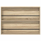 Scaffale per riviste Rovere Sonoma 100 x 12 x 70 cm