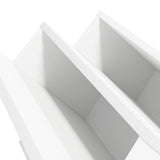 Scaffale per riviste Bianco 65 x 53 x 28,5 cm Legno truciolato