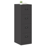Armadio per File con cassetto Geometrico Nero 44 x 50 x 139 cm