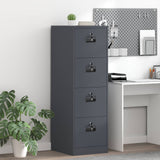 Armadio per File con cassetto 2 pcs Antracite 44 x 50 x 139 cm