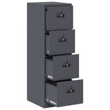 Armadio per File con cassetto 2 pcs Antracite 44 x 50 x 139 cm