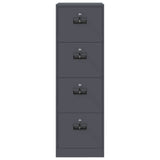 Armadio per File con cassetto 2 pcs Antracite 44 x 50 x 139 cm