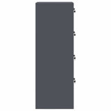Armadio per File con cassetto 2 pcs Antracite 44 x 50 x 139 cm