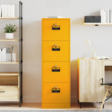 Armadio per File con cassetto Giallo senape 44 x 50 x 139 cm
