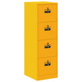 Armadio per File con cassetto Giallo senape 44 x 50 x 139 cm