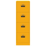 Armadio per File con cassetto Giallo senape 44 x 50 x 139 cm