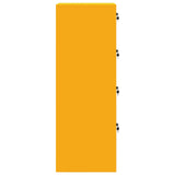 Armadio per File con cassetto Giallo senape 44 x 50 x 139 cm