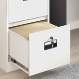 Armadio per File con cassetto Bianco 44 x 50 x 139 cm