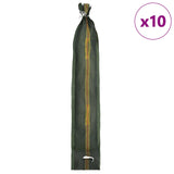 Sacchi di sabbia 10 pcs Verde Scuro 100 x 25 cm HDPE