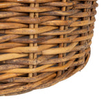 Cestino per piante 2 pz Marrone Naturale Rattan Kubu