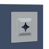 Specchio da parete 60 x 60 cm vetro temperato