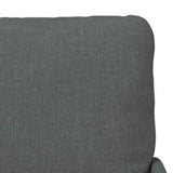 Divani con cuscino 55cm Grigio scuro Legno compensato