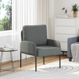 Divani con cuscino 55cm Grigio scuro Legno compensato