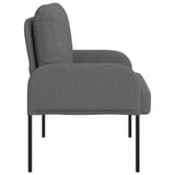 Divani con cuscino 55cm Grigio scuro Legno compensato