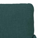 Divani con cuscino 55cm Verde Scuro Legno compensato
