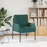 Divani con cuscino 55cm Verde Scuro Legno compensato