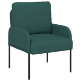 Divani con cuscino 55cm Verde Scuro Legno compensato