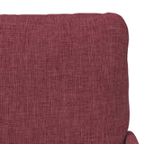 Set divani 3 pcs Rosso Vino 115 x 56 x 80 cm Legno compensato