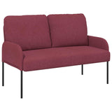 Set divani 3 pcs Rosso Vino 115 x 56 x 80 cm Legno compensato