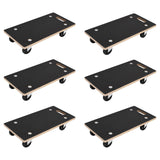 Carrello di Trasporto 6 pcs Grigio Legno compensato