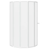 Schermo da Bagno Glassato 168 x 140 cm Alluminio & Pannello PP